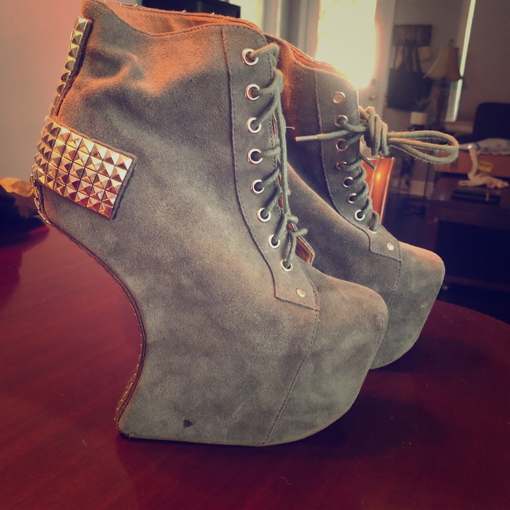 Jeffrey Campbell Studded Holy Cross Boots
